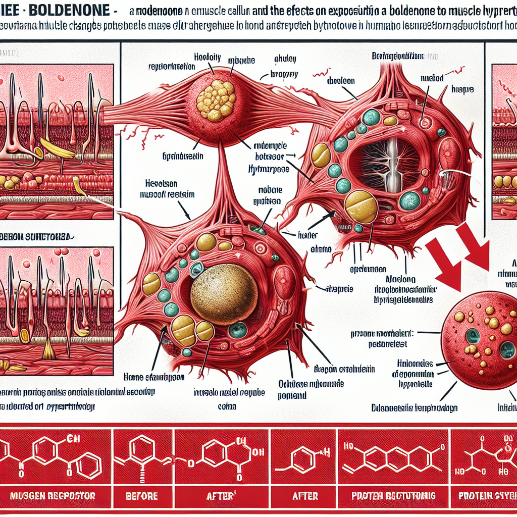 Boldenone's effects on muscle hypertrophy in sports