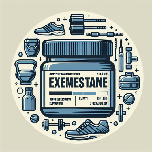 Exemestane as support for muscle recovery in athletes