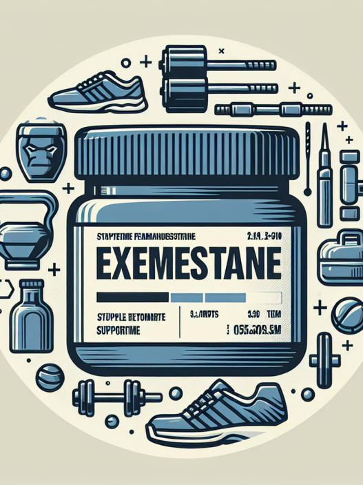 Exemestane as support for muscle recovery in athletes
