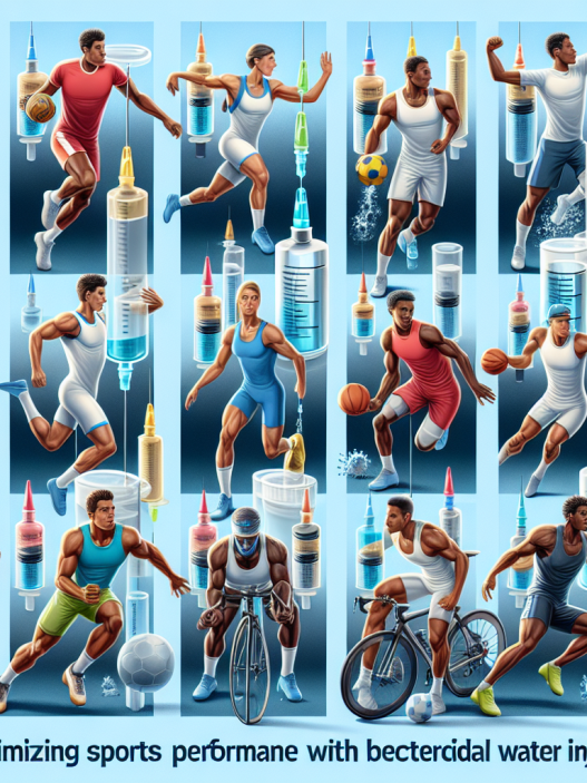 Maximizing sports performance with bactericidal water injections