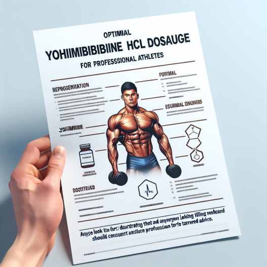 Optimal yohimbine hcl dosage for professional athletes
