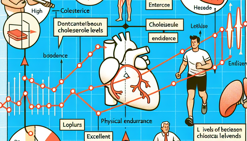 The correlation between cholesterol levels and physical endurance