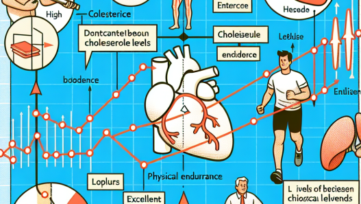 The correlation between cholesterol levels and physical endurance