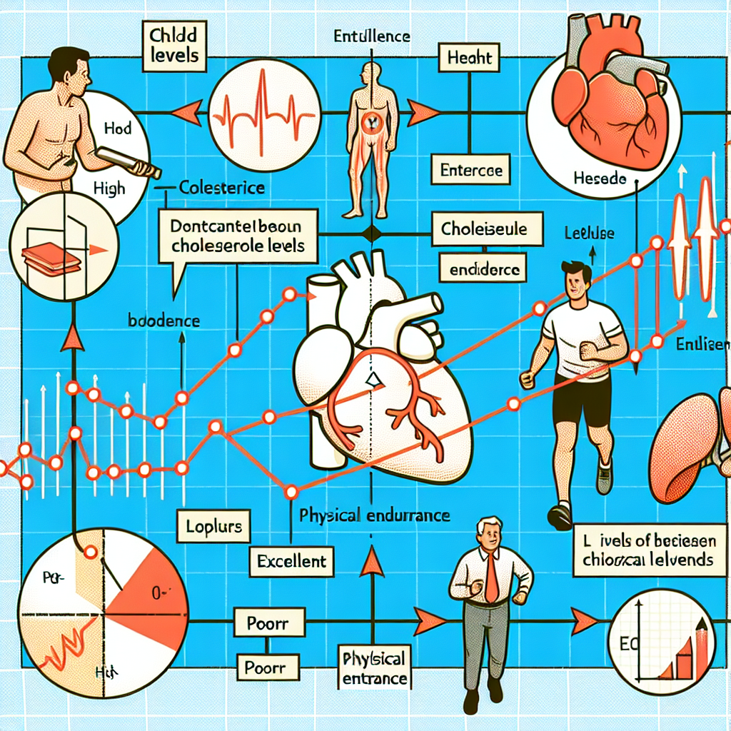 The correlation between cholesterol levels and physical endurance