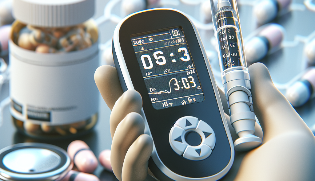 Blood glucose monitoring with drostanolone pillole