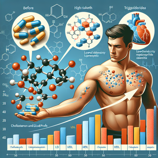 Cholesterol and lipid profile changes with trenbolone compresse