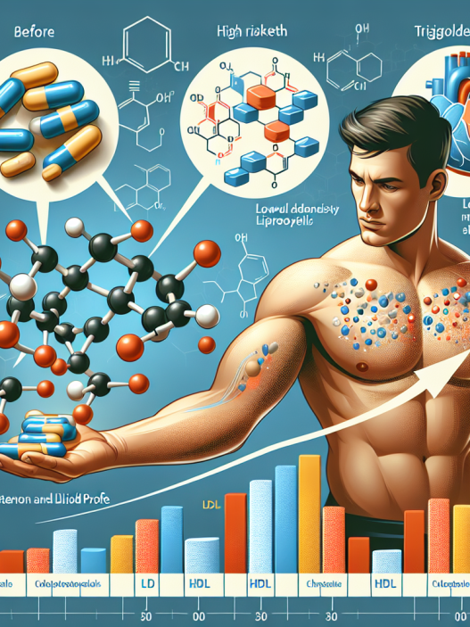 Cholesterol and lipid profile changes with trenbolone compresse