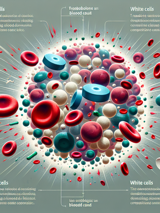 Complete blood count changes with trenbolone compresse