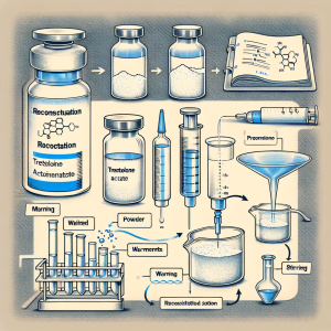 Reconstitution protocol for trestolone acetato